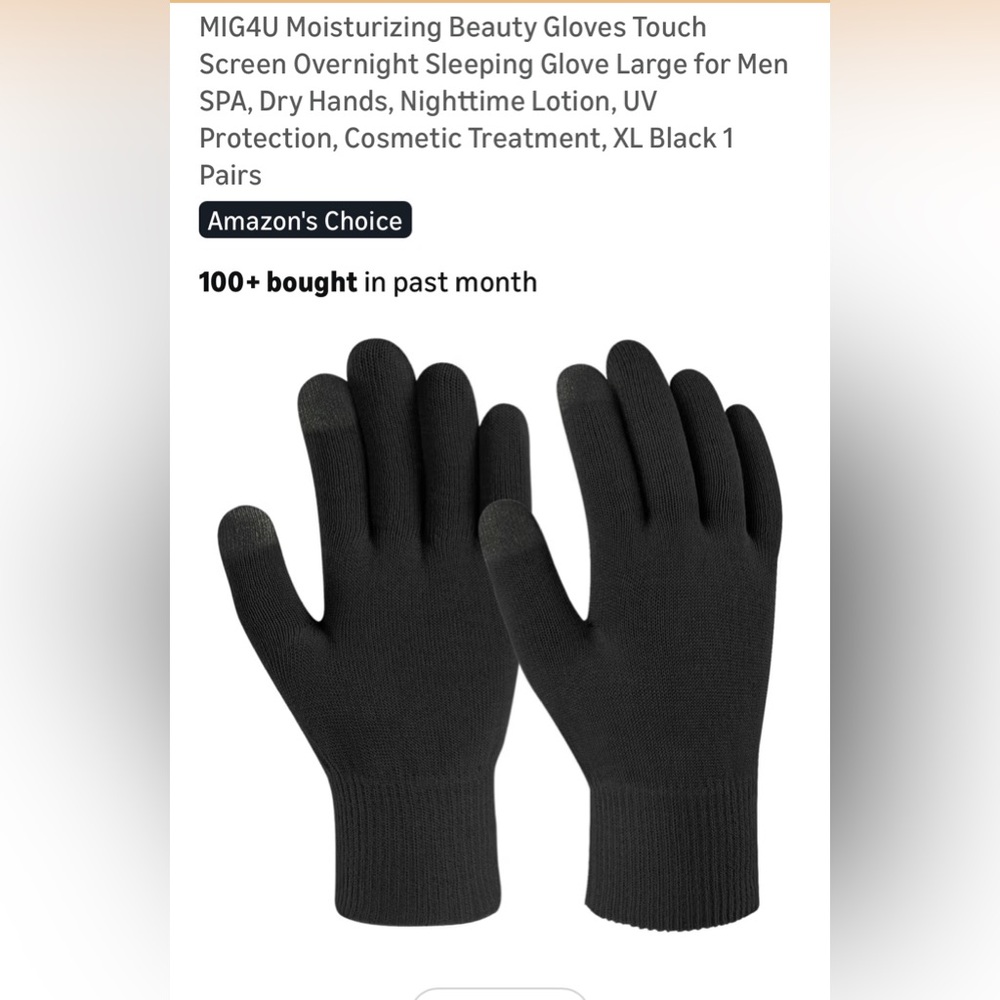 Black Touchscreen Gloves